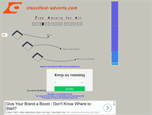 Tablet Screenshot of classified-adverts.com